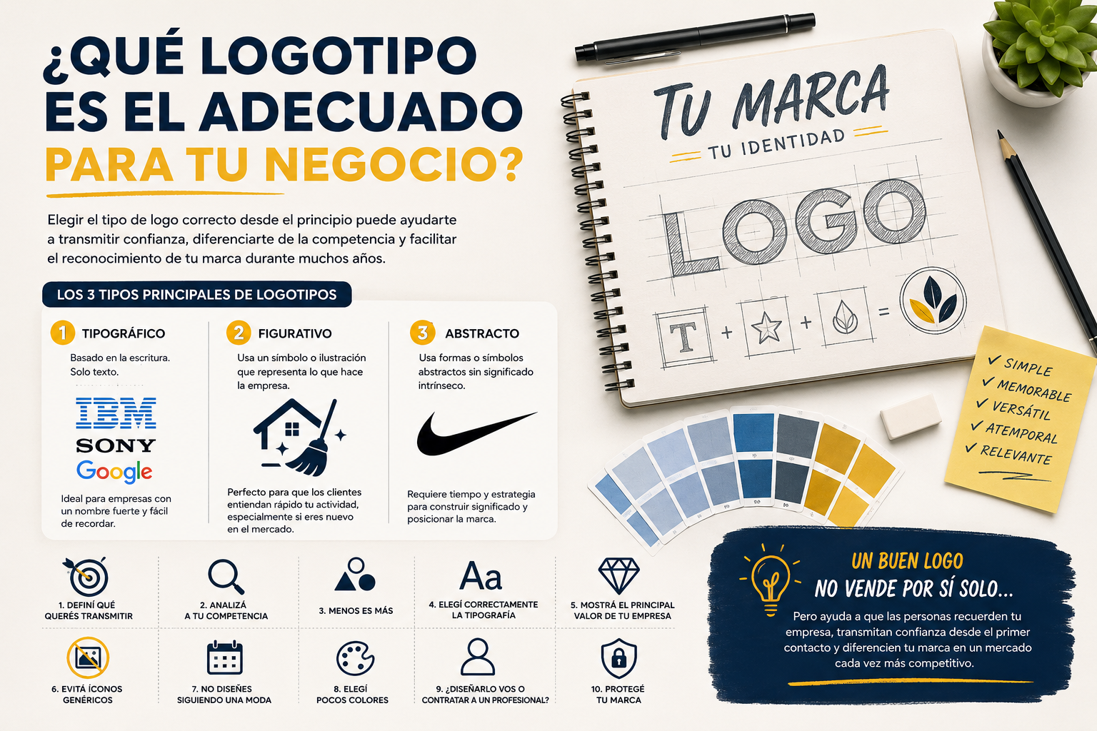 ¿Qué logotipo es el adecuado para tu negocio?